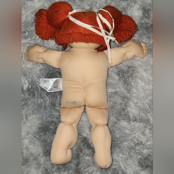 VTG Cabbage patch doll rare red hair pony tails green eyes no freckles 1978 1982 - Picture 9 of 16